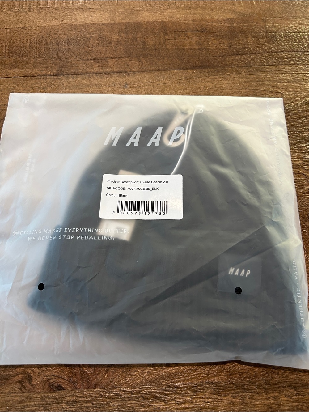 MAAP Evade Beanie 2.0 - Black - Picture 2 of 3